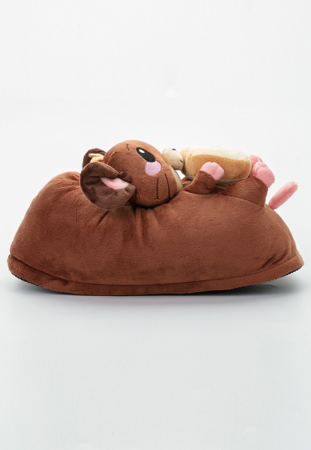

Тапочки WITZIGE MAUS ERWACHSENE 34-44 HAUSSCHUH Corimori, коричневый