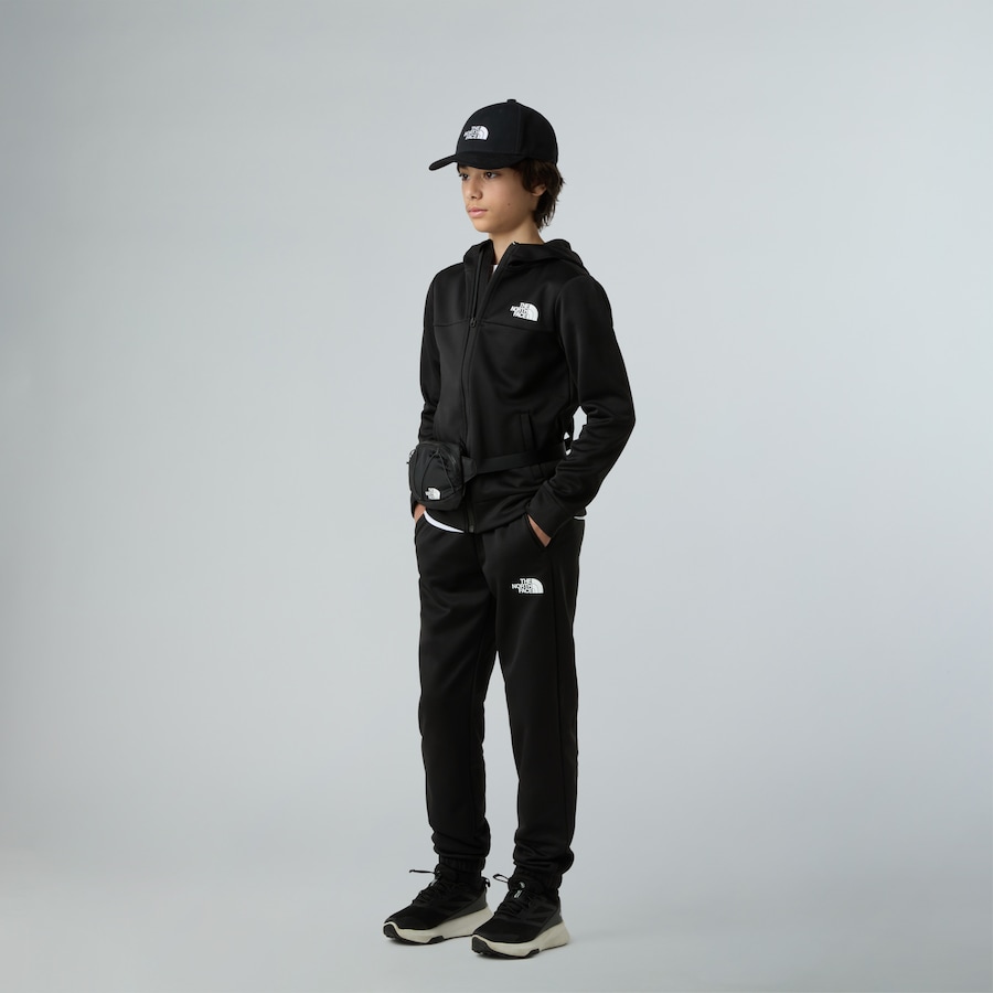 Спортивная толстовка с капюшоном на молнии THE NORTH FACE, черный — фото 2