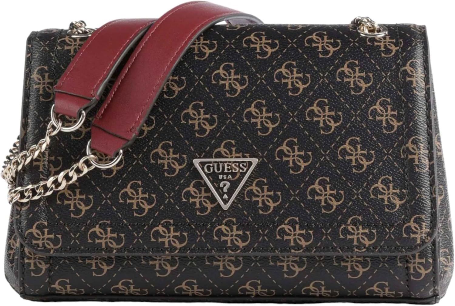 

Сумка-трансформер GUESS Noelle, коричнево-бежевая, коричневый