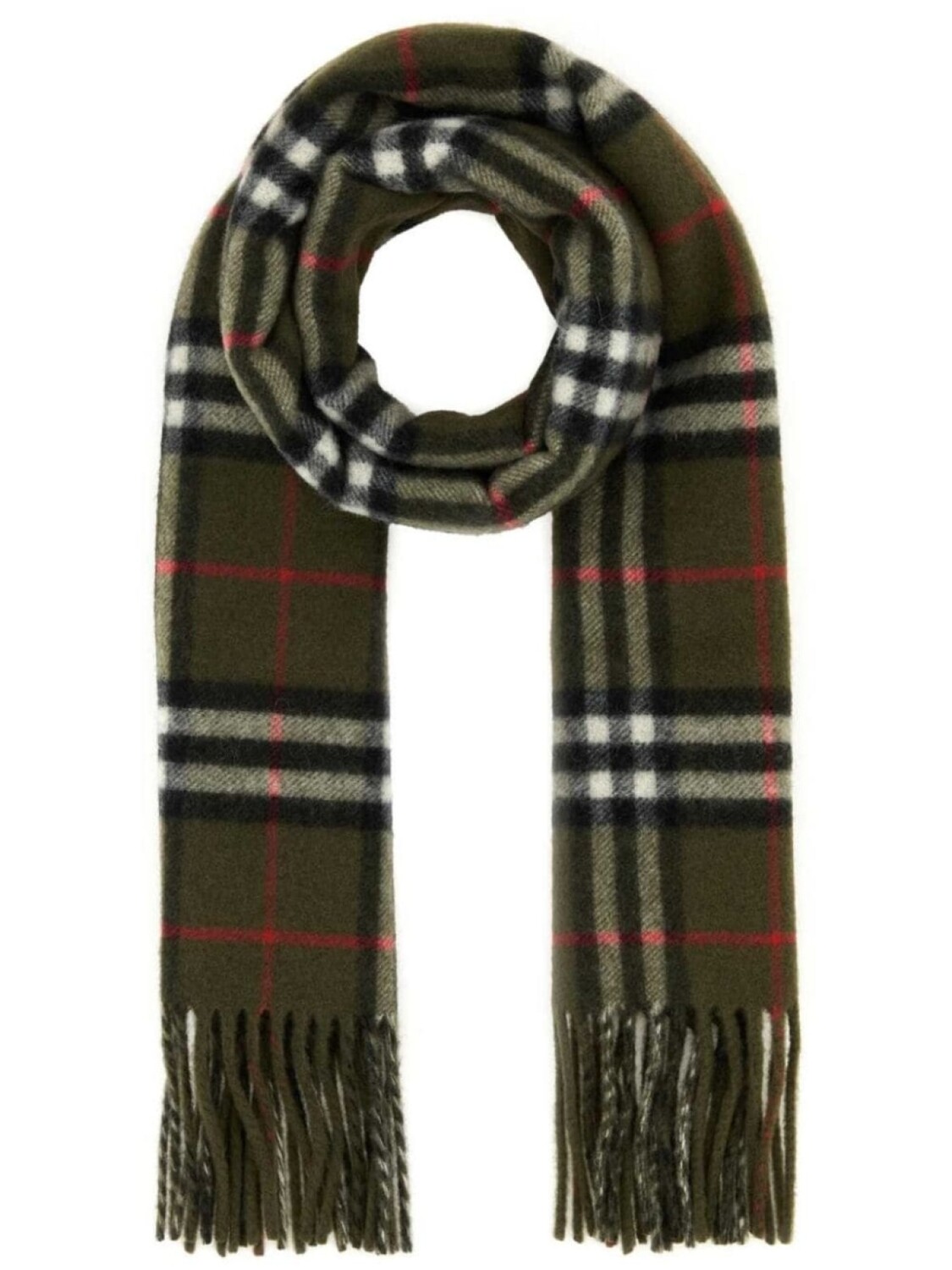 

Burberry клетчатый шарф, зеленый