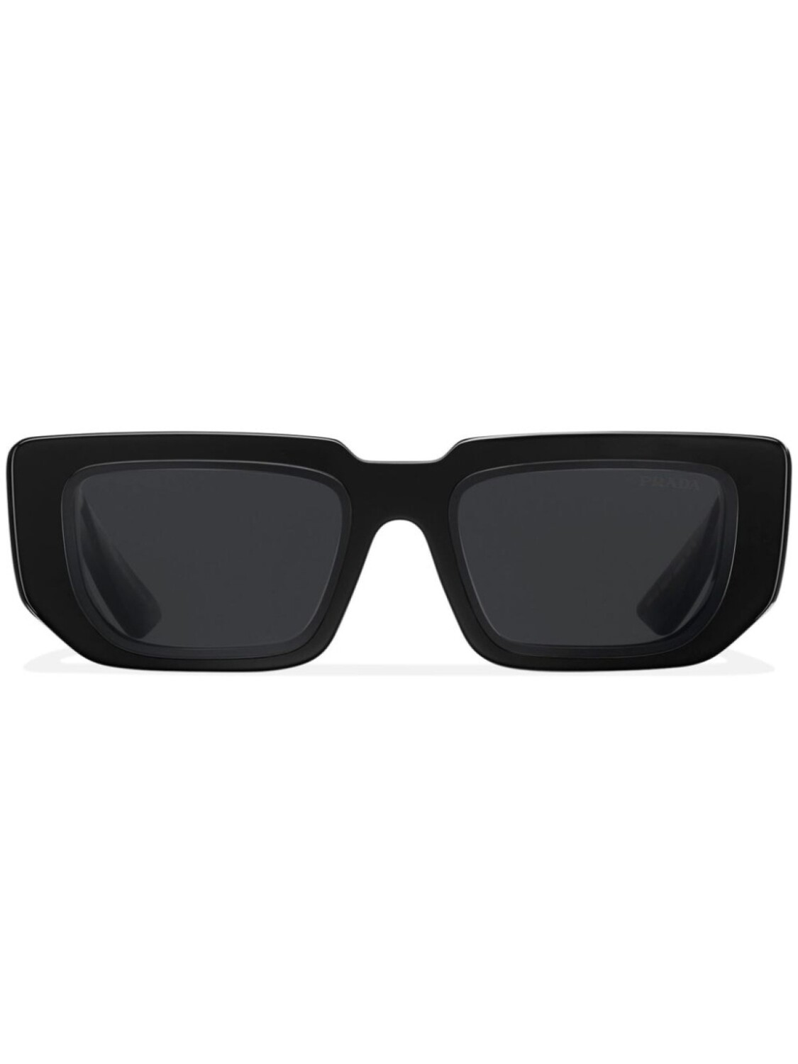 

Солнцезащитные очки Prada Eyewear с прямоугольной оправой и принтом, черный
