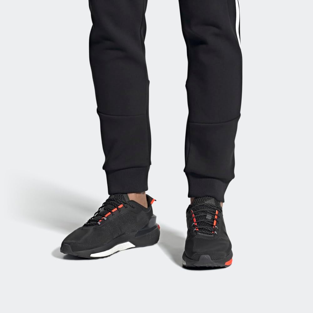 Кроссовки Adidas Avryn для взрослых, унисекс, черный/красный — фото 3