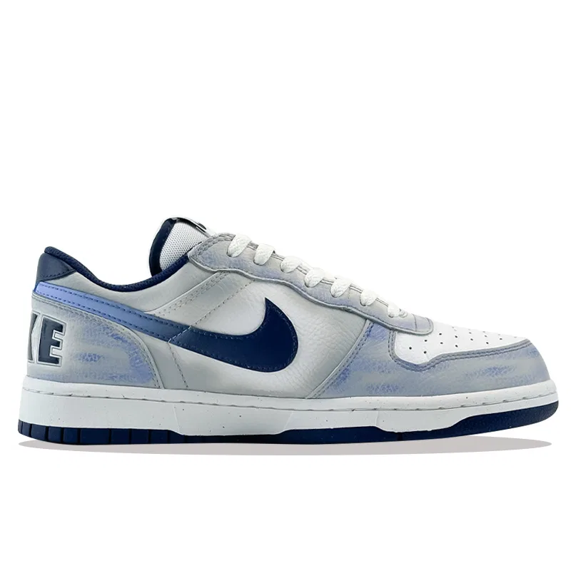Кроссовки Nike Big Low бело-синие — фото 4