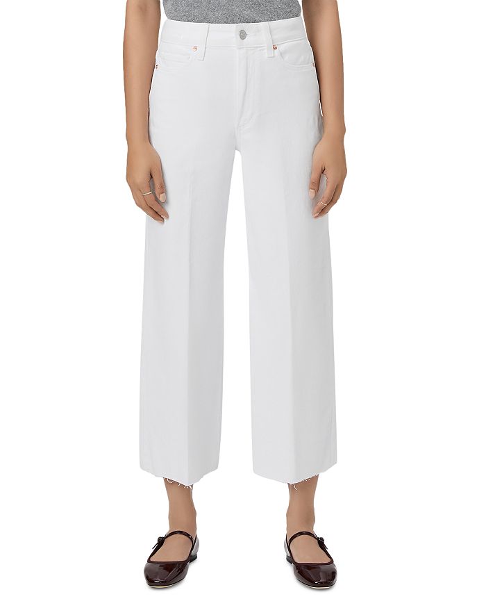 

Джинсы Petites Anessa High Rise Wide Leg в цвете Crisp White PAIGE, белый