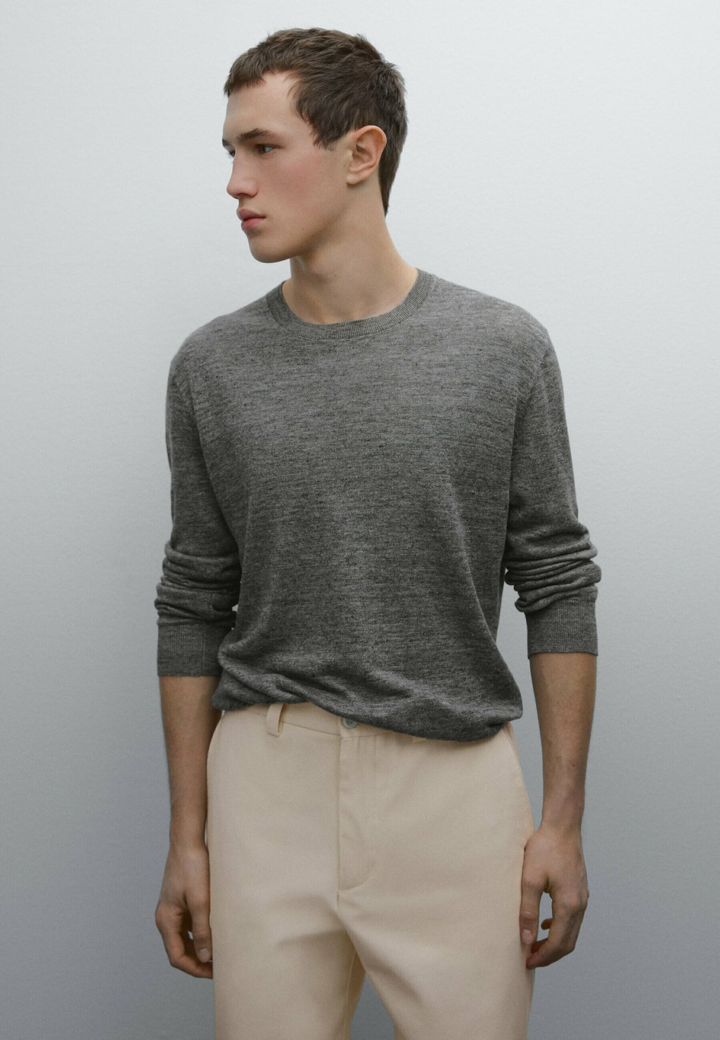 

Джемпер MOULINÉ Massimo Dutti, серый
