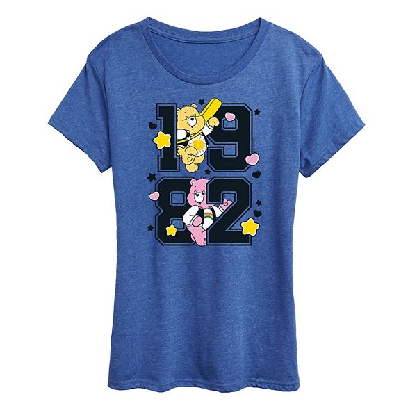 

Футболка с принтом Care Bears 1982 Licensed Character, Heather Royal Blue