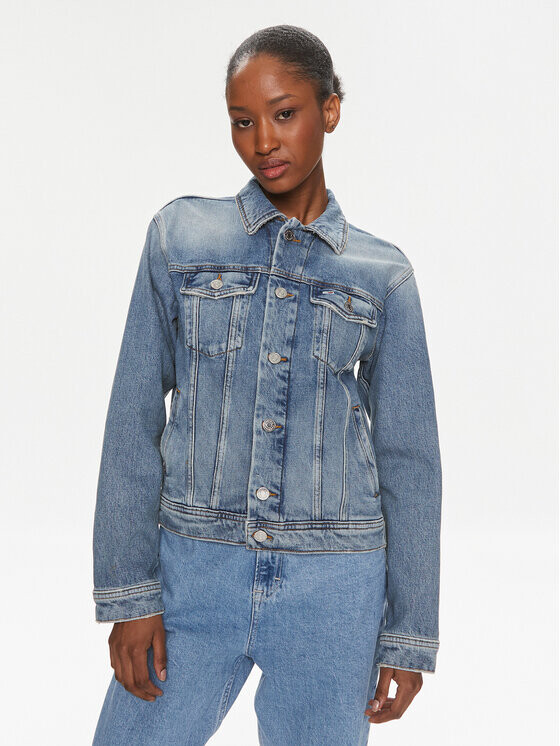 

Джинсовая куртка стандартного кроя Tommy Jeans, синий
