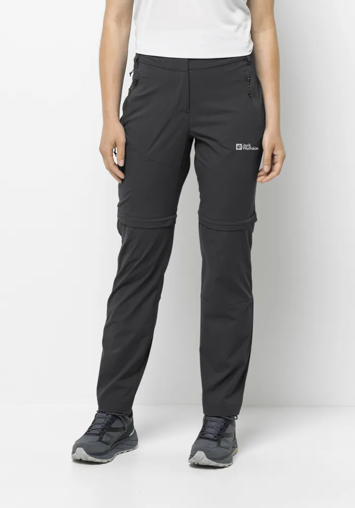 

Брюки на молнии Jack Wolfskin "GLASTAL ZIP AWAY PANTS W", черный