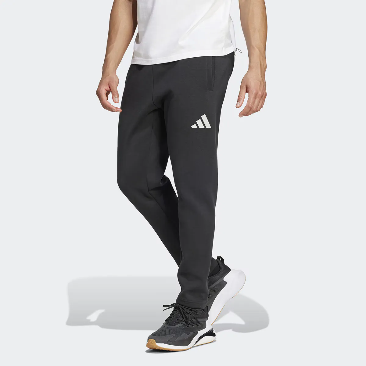

Мужская Benfica Lisboa Сезонные брюки двойной вязки Adidas, чёрный