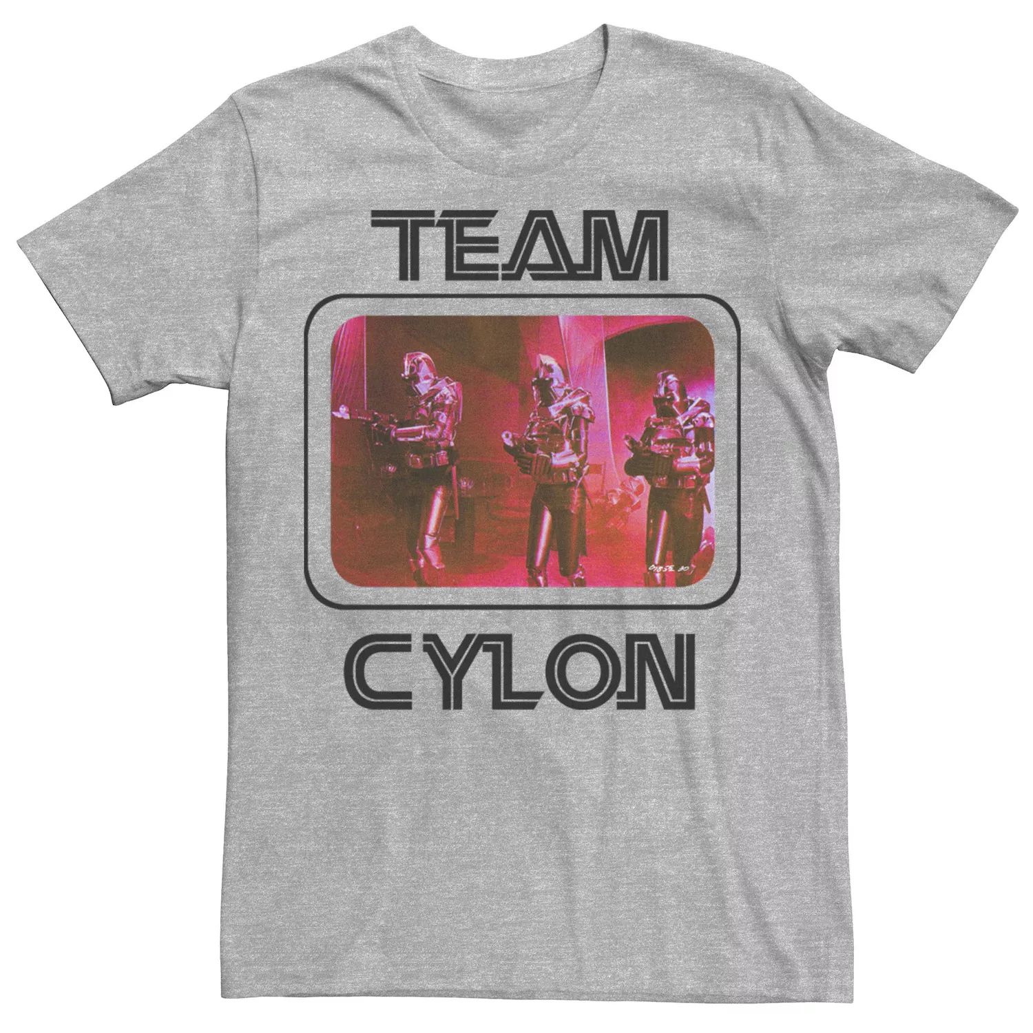 

Мужская футболка Battlestar Galactica Team Cylon Licensed Character