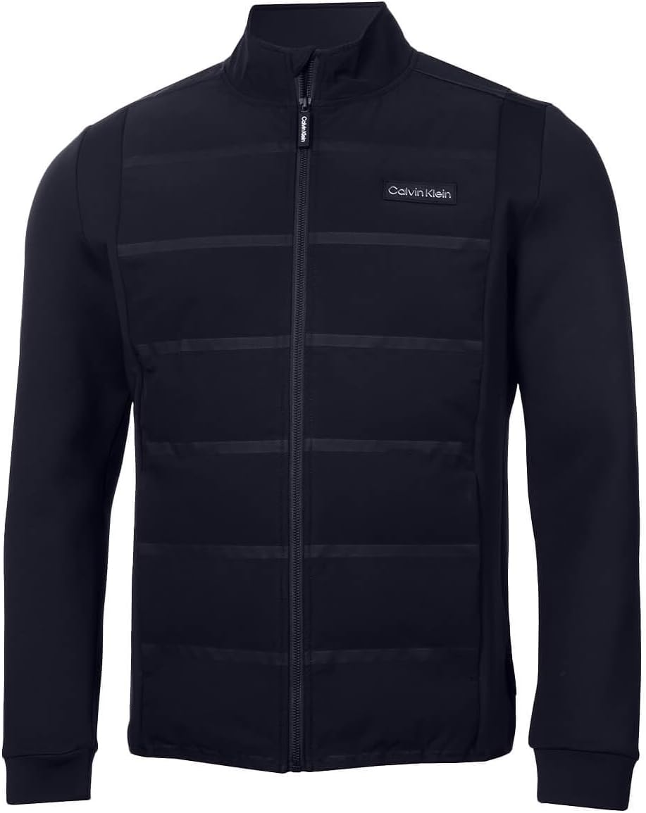 

Мужская куртка для гольфа Calvin Klein Houston Hybrid с застежкой-молнией и эластичным лифом, Navy
