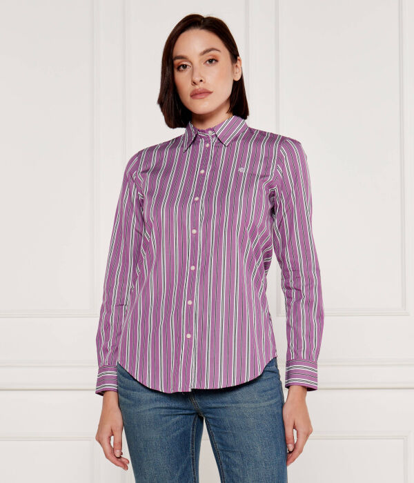 

Рубашка Regular fit Lauren Ralph Lauren, фиолетовый