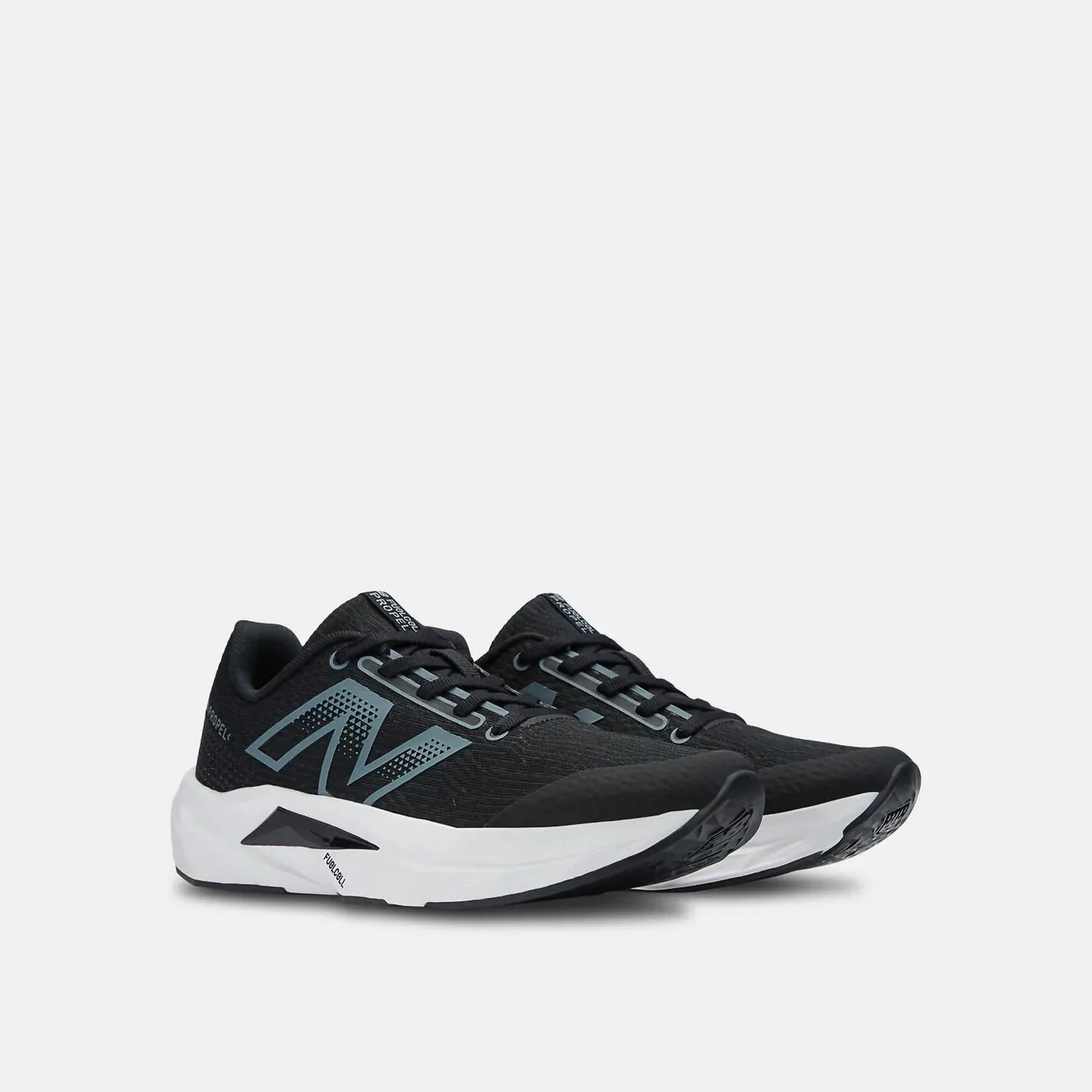 Детские беговые кроссовки Fuelcell Propel V5 для мальчиков, черные New Balance — фото 2