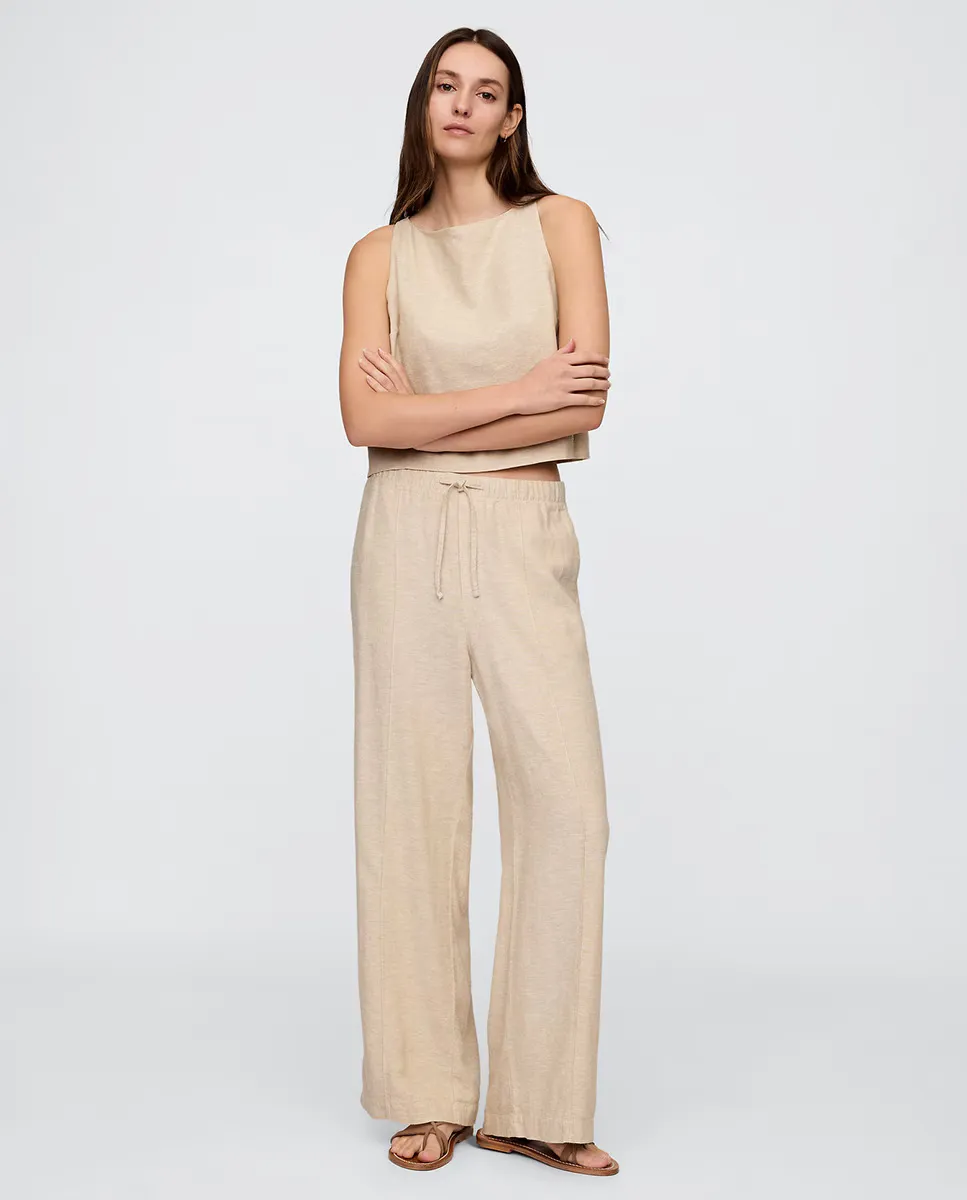 

Широкие женские брюки Gap, естественный