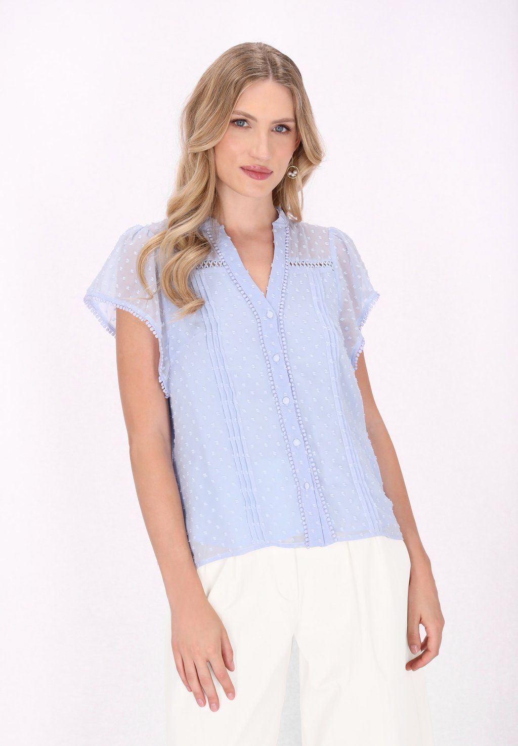 

Блузка на пуговицах BLOUSE DreiMaster, синий