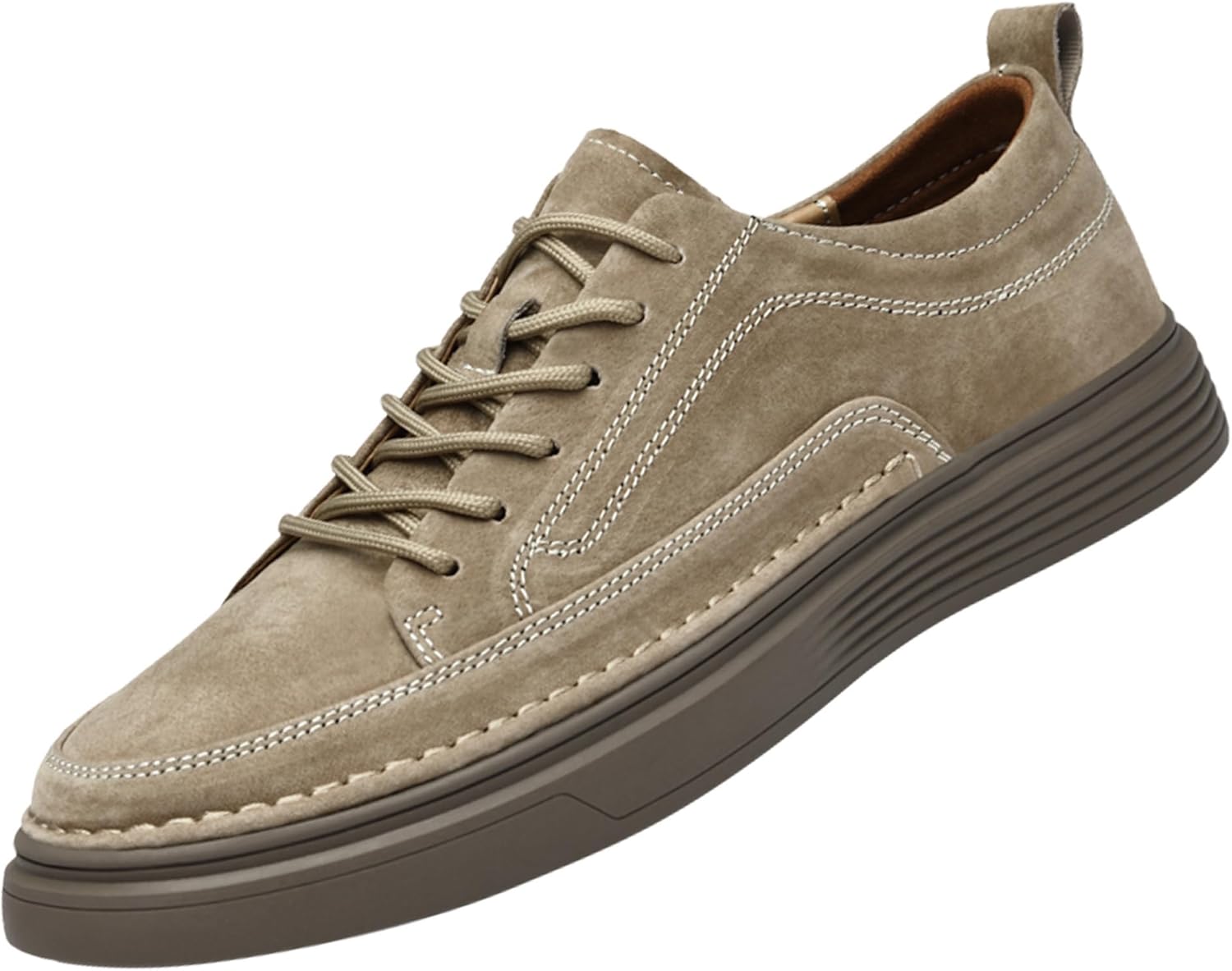 

Мужские кроссовки из кожи для прогулок Laximu, Bronze