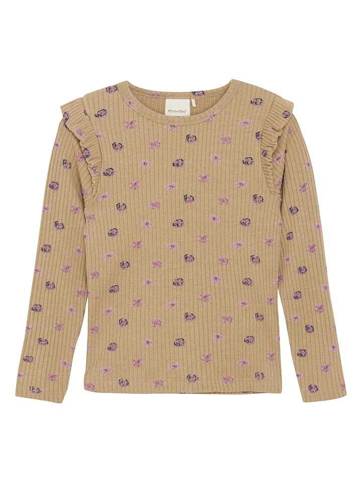 

Лонгслив Minymo Longsleeve, светло-коричневый