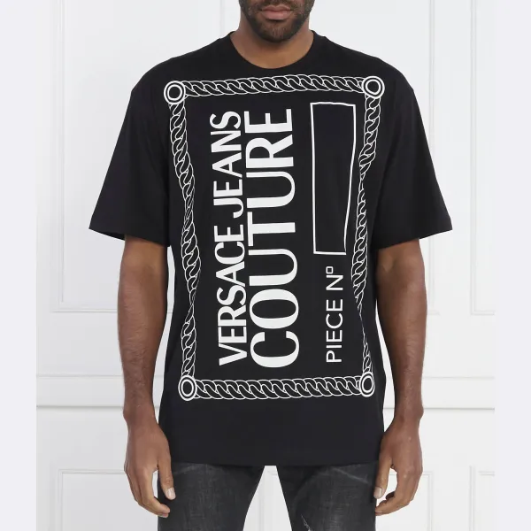 

Футболка стандартного кроя Versace, черный