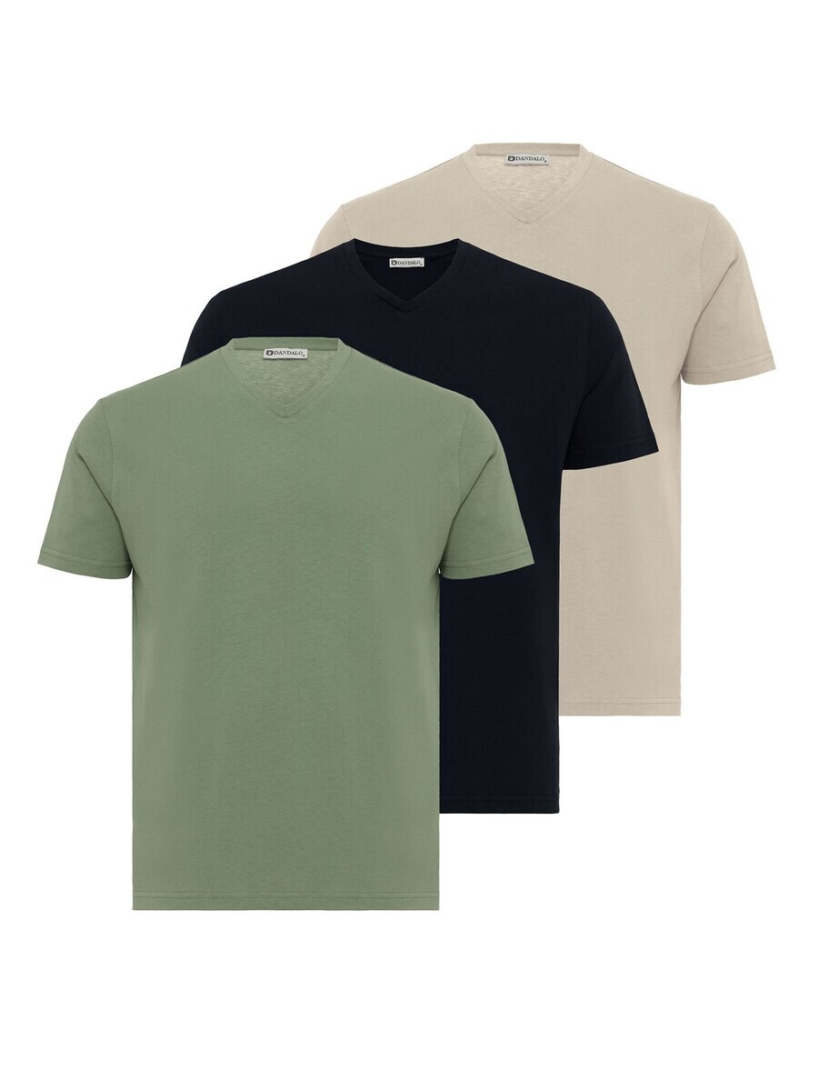 

Классическая футболка Dandalo Shirt, цвет beige/navy/green