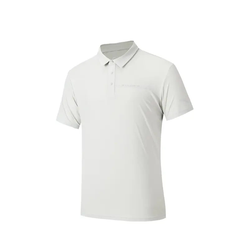 

ANTA Поло для разнообразных тренировок мужское светло-песочный серый