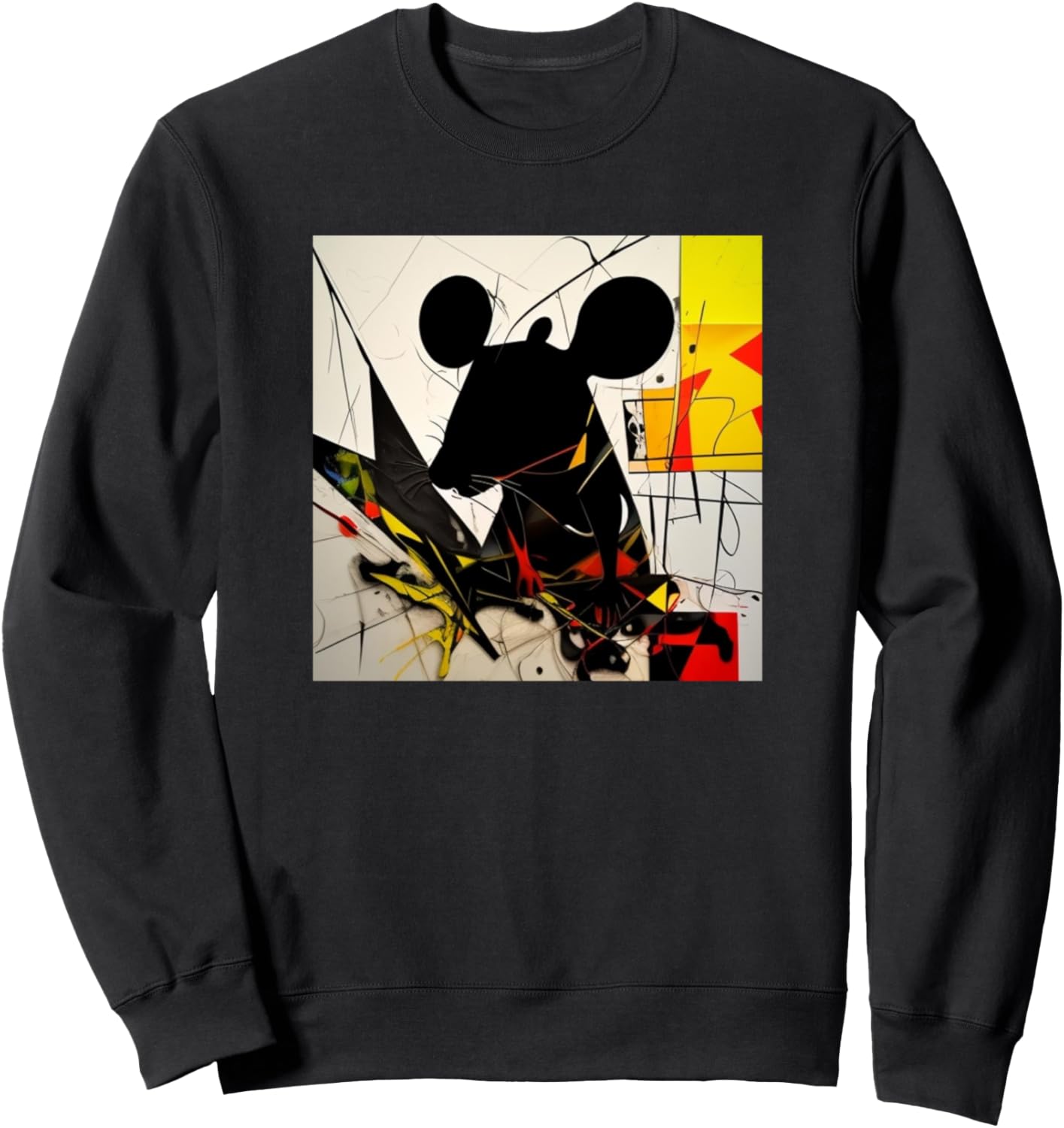 

Толстовка с силуэтом мыши и надписью Любитель мышей Rats Pets Art | Women Girls Kids Men Boys Gift, черный