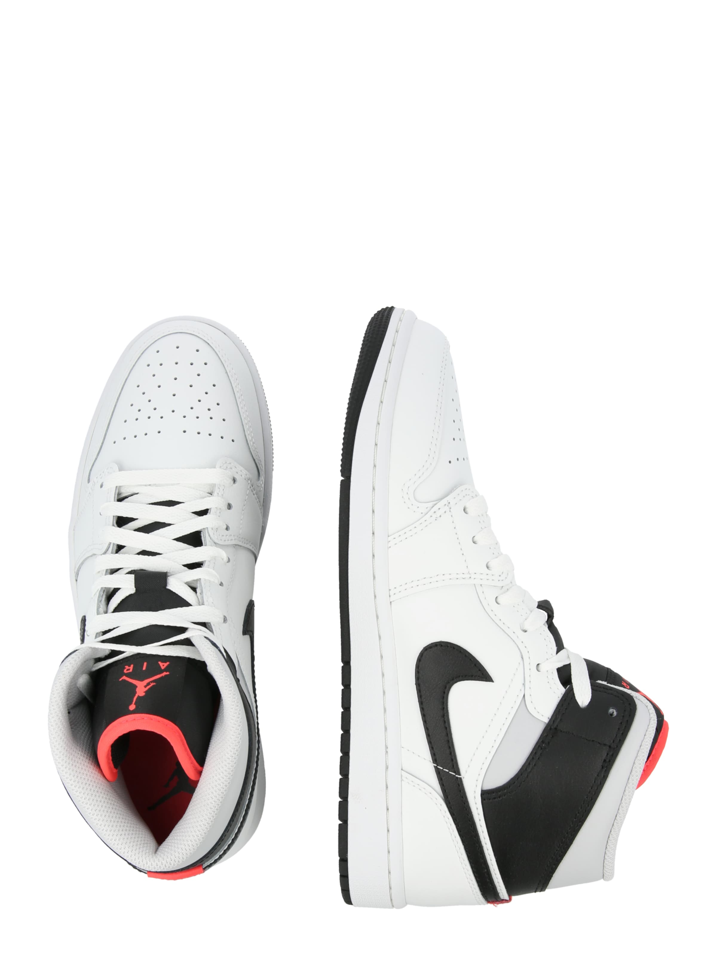 Кроссовки High-Top 'AIR JORDAN 1' в белом цвете — фото 2