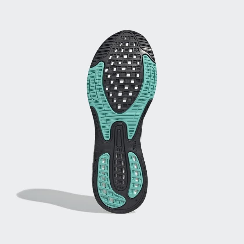 Мужские кроссовки для бега Adidas Supernova , черный/желтый/мятный — фото 4