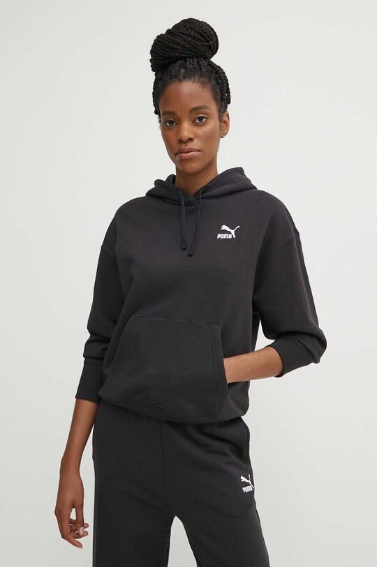 

Хлопковая толстовка Puma, черный