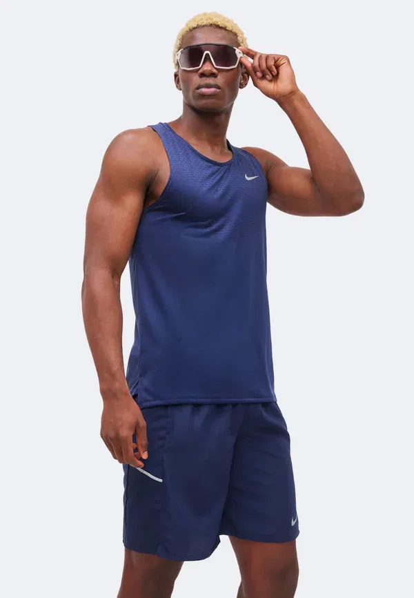Шорты спортивные Nike Performance Miler, цвет темно-синий/обсидиан — фото 4