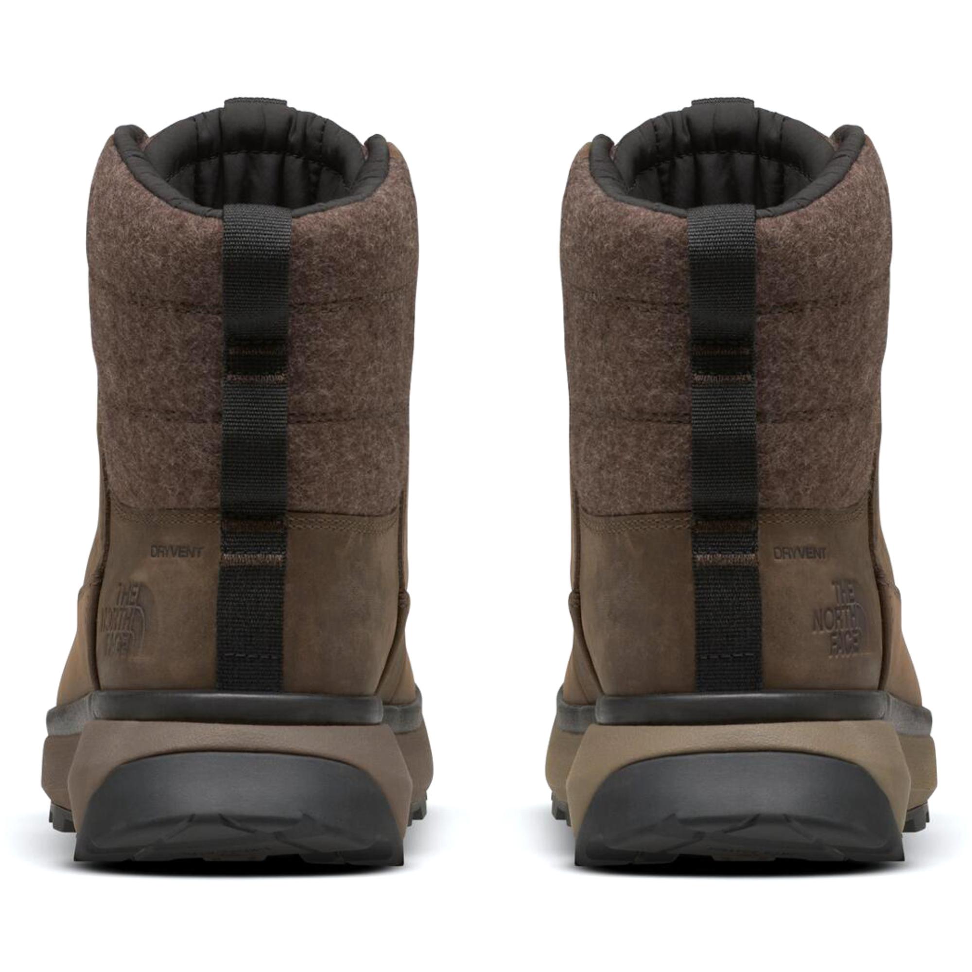 Мужские водонепроницаемые кожаные ботинки Bergen The North Face, Demitasse Brown/TNF Black — фото 2