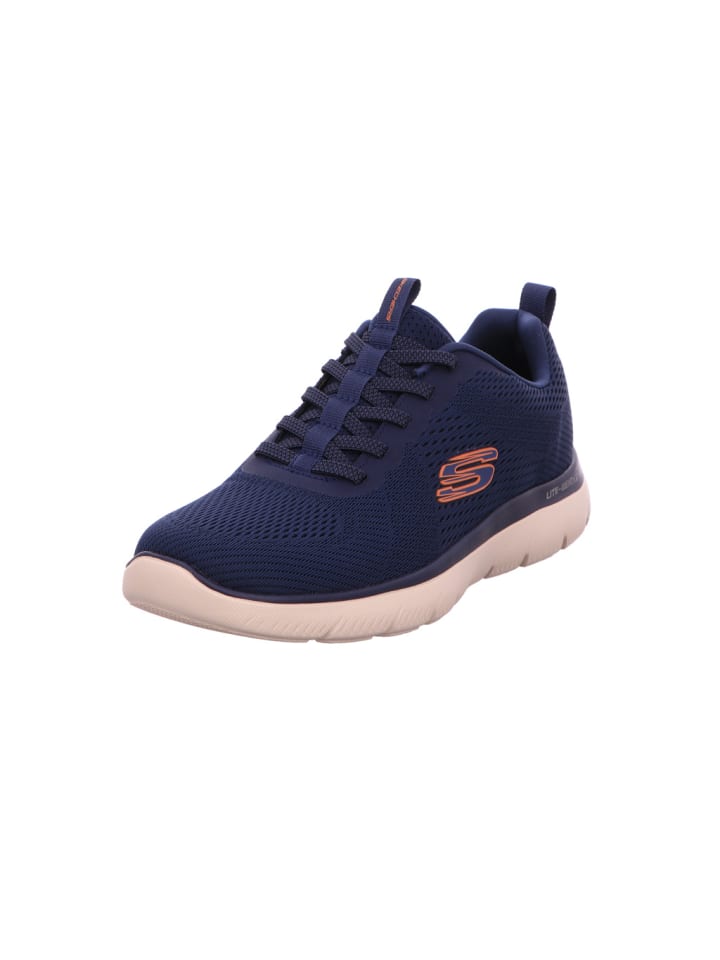 Skechers синие спортивные кроссовки — фото 2