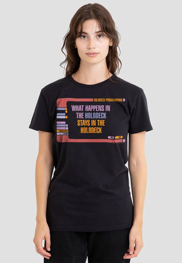 

Футболка с принтом «секреты голодека из „звездного пути“». Cotton Soul, Black, Черный, Футболка с принтом «секреты голодека из „звездного пути“». Cotton Soul, Black