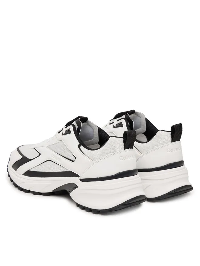 Calvin Klein Кроссовки Hike Runner Laceup Strip M-Lt HM0HM02154 белые — фото 3