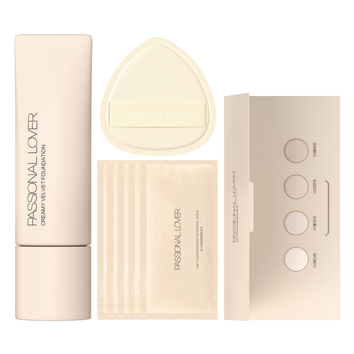 

PASSIONAL LOVER P Жидкая тональная основа PL Invisible Liquid Foundation Collection Velvet Creamy Skin Natural Long Lasting Clear Hydrating Concealing 30g