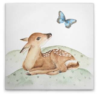 

Картина на холсте A.S. Création Forest Friends 1 цвет blaugrünweiß