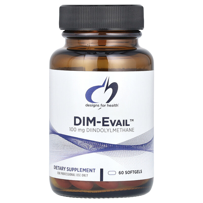 

Designs For Health, Dim-Evail, 100 мг, 60 мягких капсул