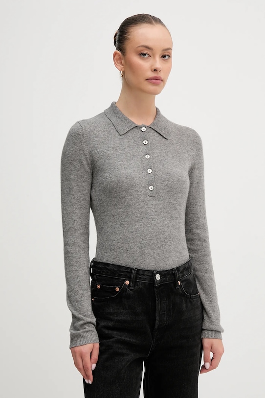 

Свитер из смесовой шерсти United Colors Of Benetton, серый