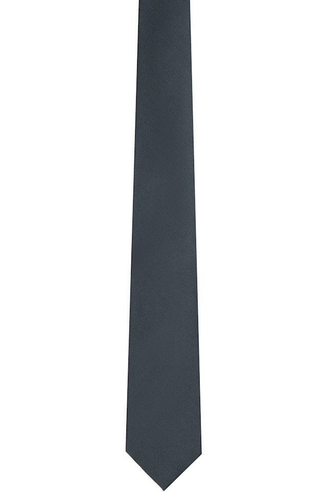 

Tom Ford Однотонный серый галстук из саржи
