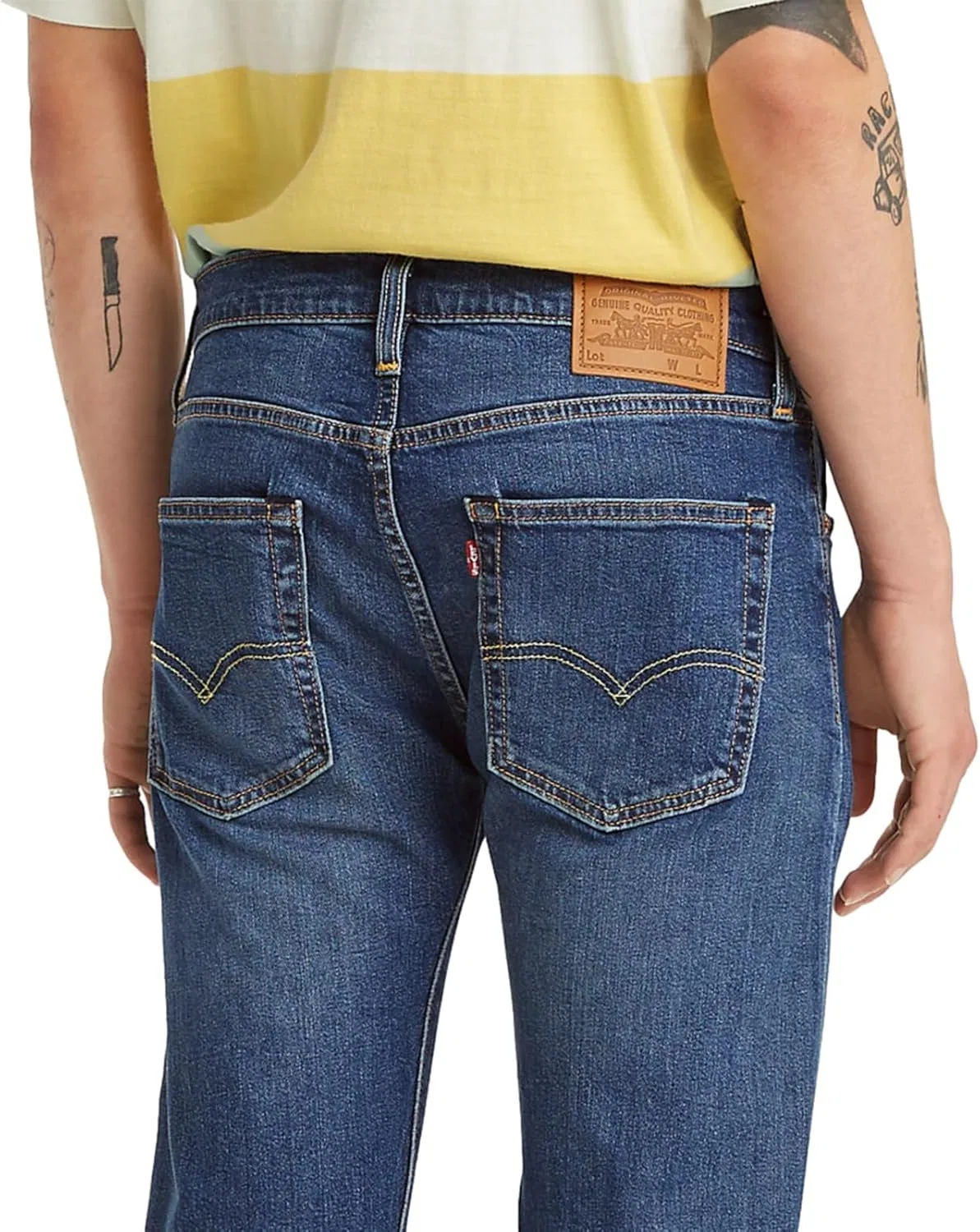 Джинсы Slim Taper Fit, Levi's, Красный Хауз Индиго - Стретч — фото 3