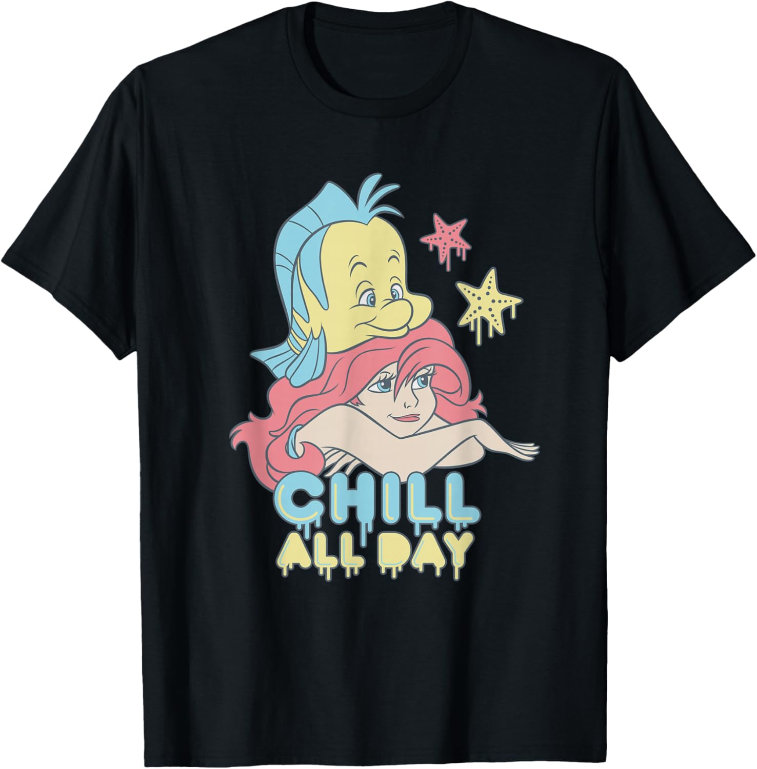 

Футболка Disney «Русалочка: Отдыхай весь день», черная