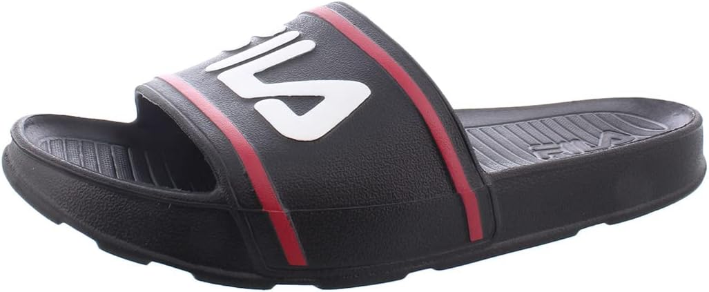 

Детские сандалии Fila Sleek Slide StSlide, белый/черный/красный