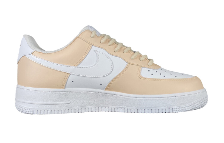 Кроссовки Nike Air Force 1 Skateboarding Shoes Women's Low-top Yellow, цвет Caramel — фото 2