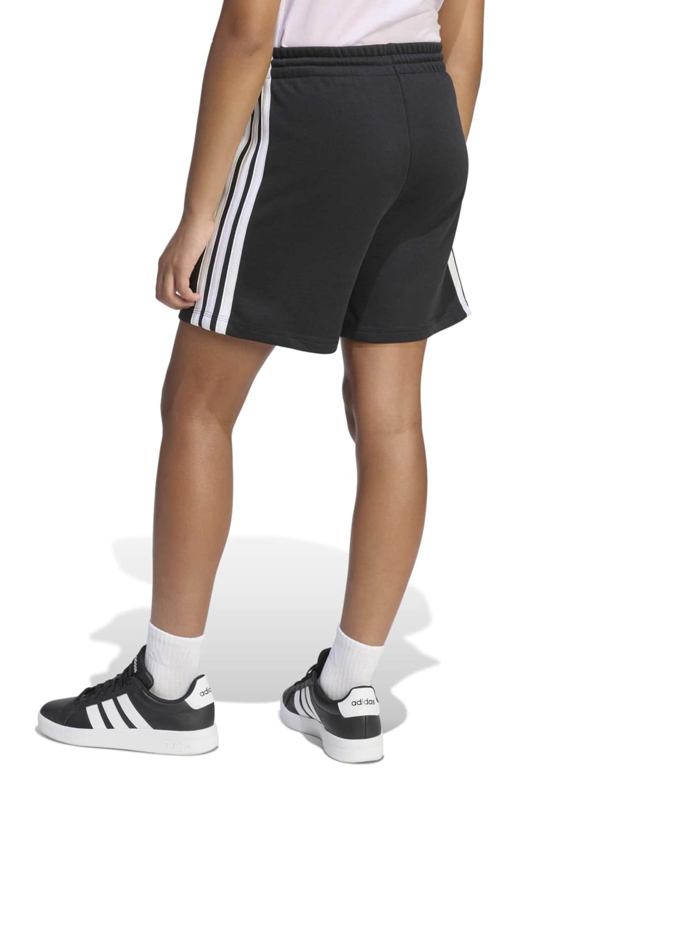 Adidas Sportswear Спортивные шорты Regular в черном цвете — фото 3