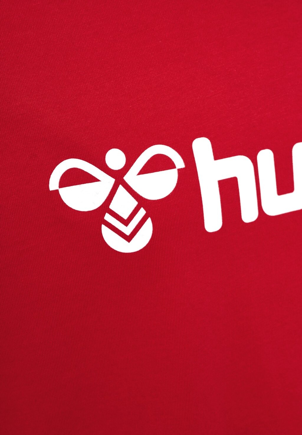 Футболка с принтом Logo Kids Unisex Hummel, цвет true red — фото 3