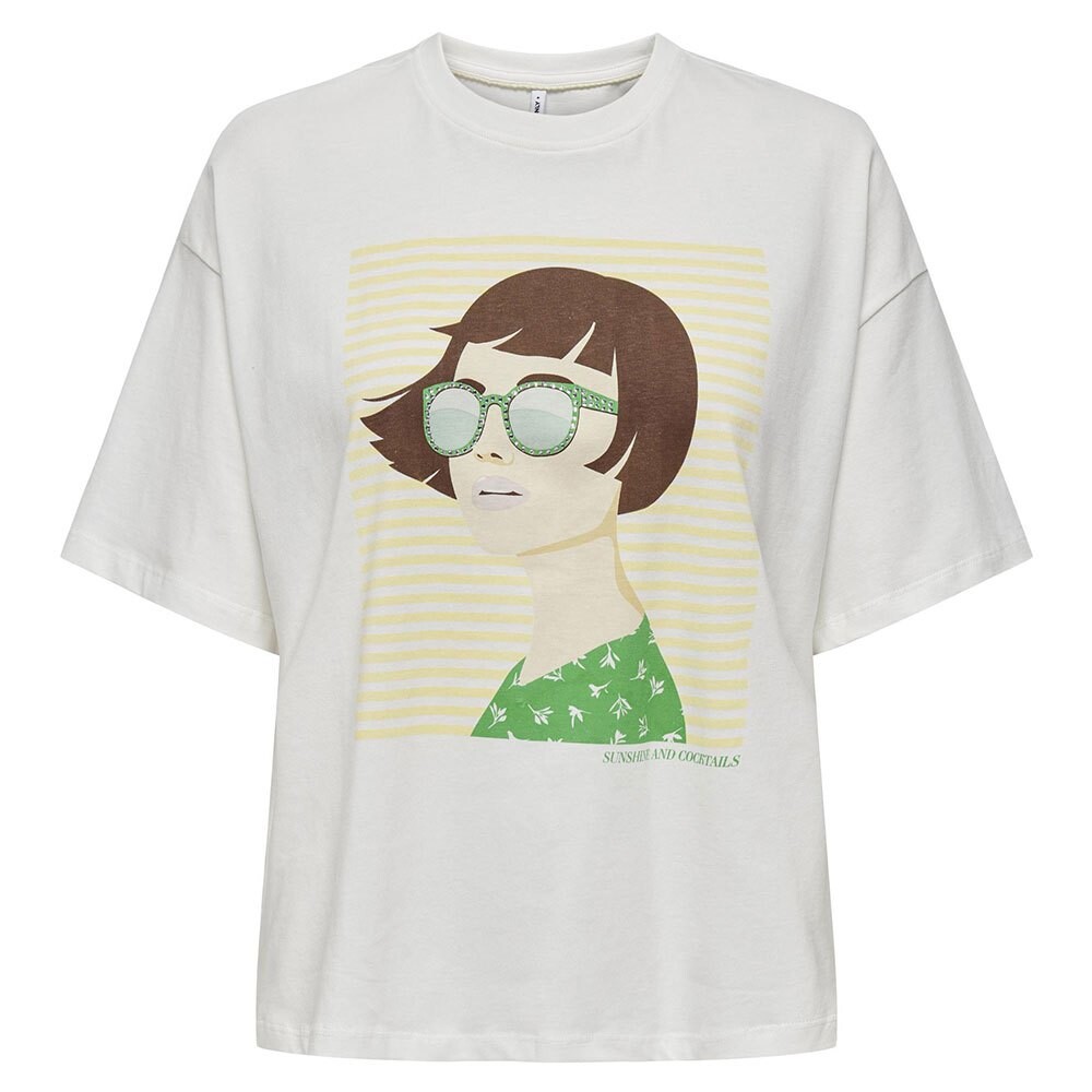 

Футболка с коротким рукавом Only Wendie Life, белый