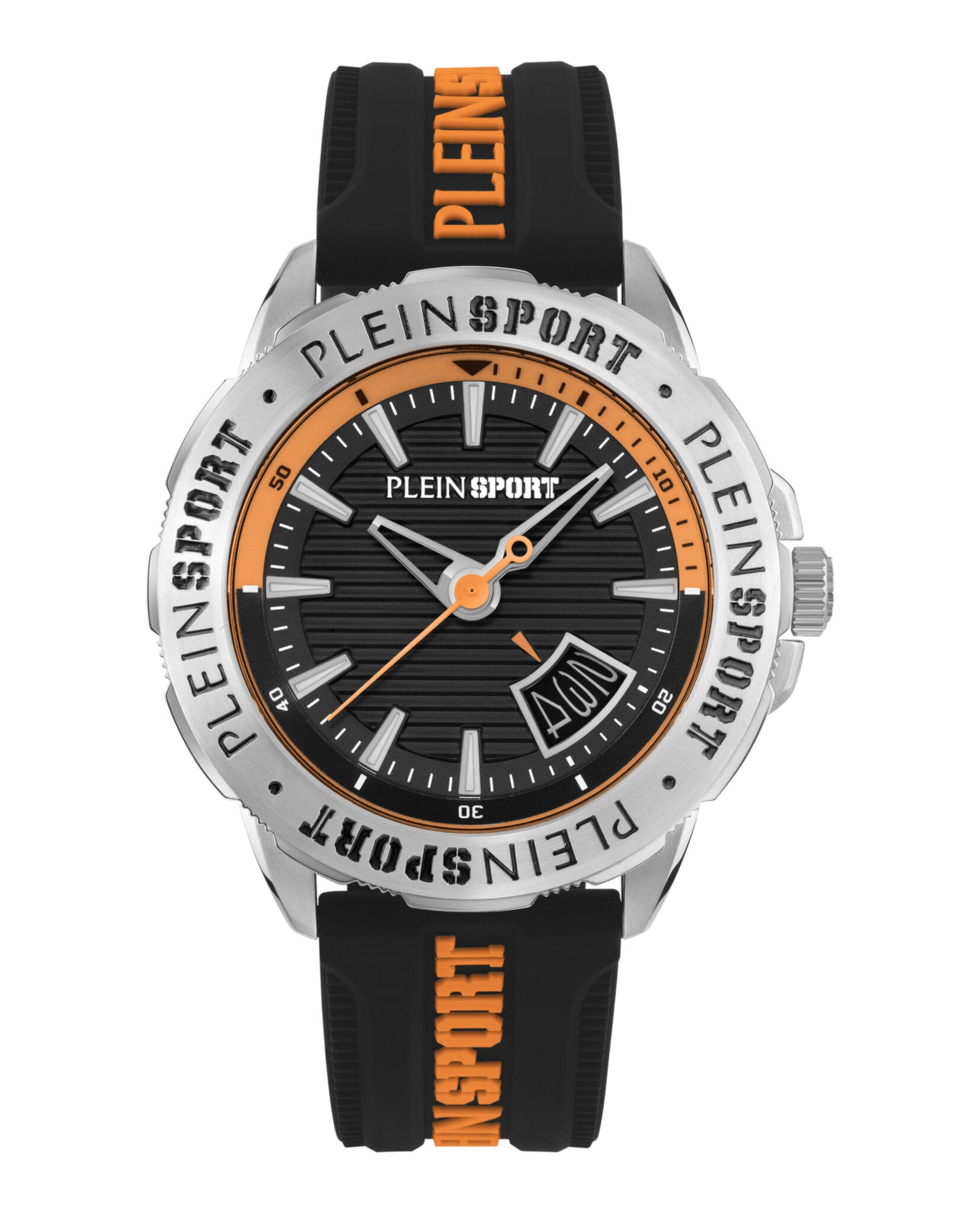 

Часы Rampage Silicone PLEIN SPORT, цвет black/stainless steel/black