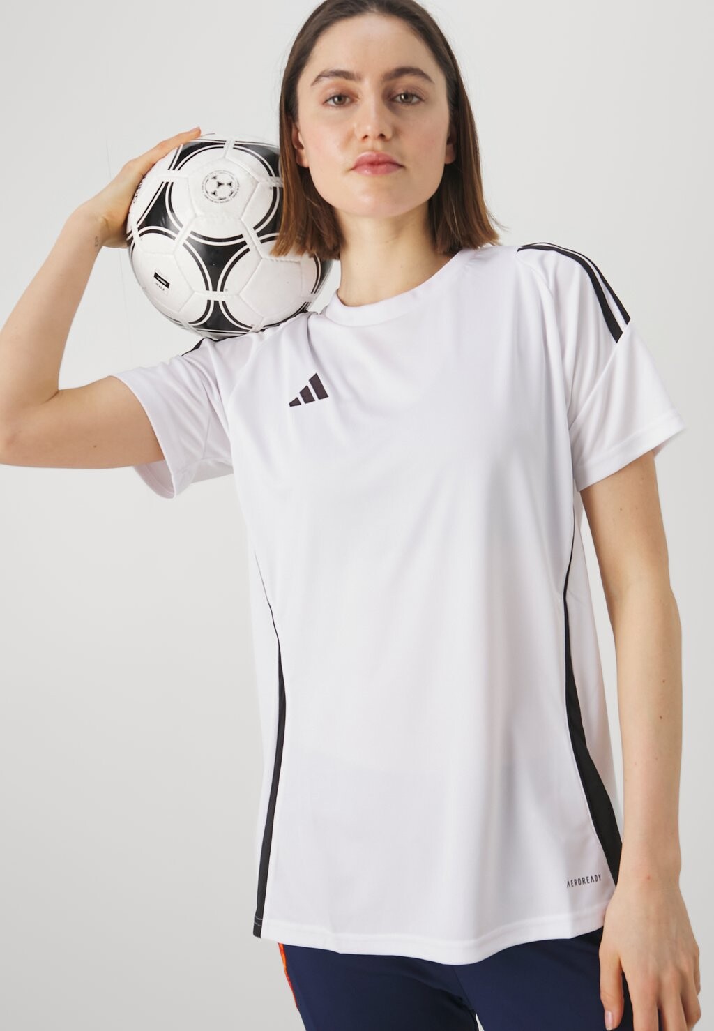 

Спортивный топ Tiro24 adidas Performance, белый/черный