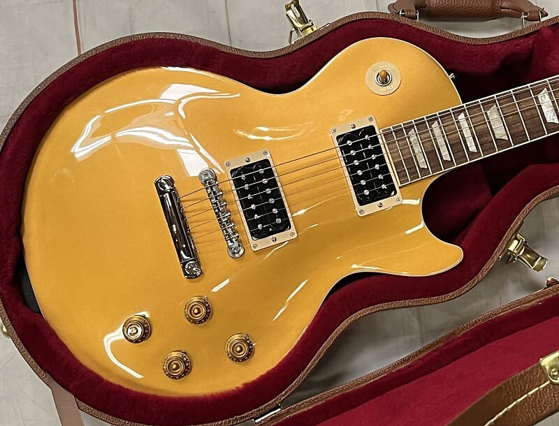 

Электрогитара Gibson Slash "Victoria" Les Paul Standard 2021 Goldtop New Unplayed w/Case Auth Dealer 8lbs 9oz