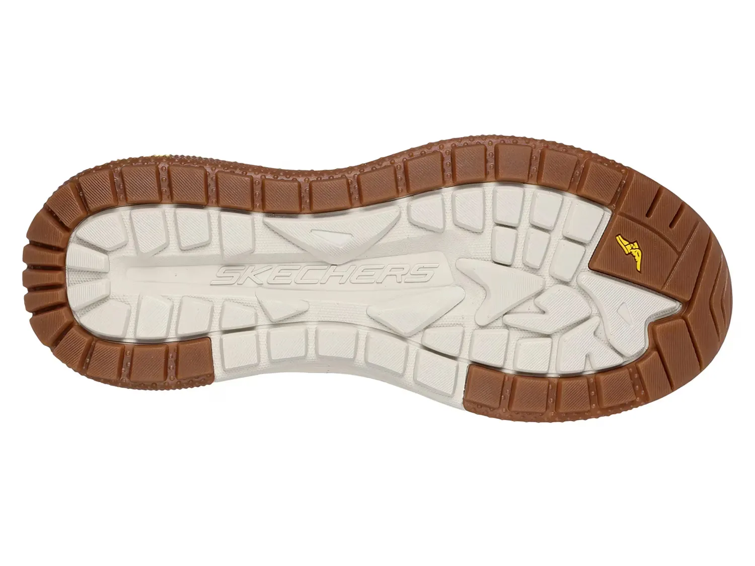 Мужские слипоны Relaxed Fit Hands Free Slip-Ins Meroe Skechers, Taupe — фото 4