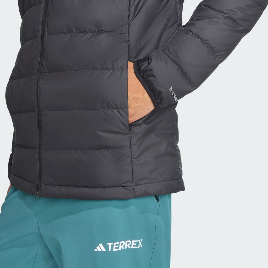Куртка для активного отдыха ADIDAS TERREX Multi Light Down CLIMAWARM, черный — фото 4